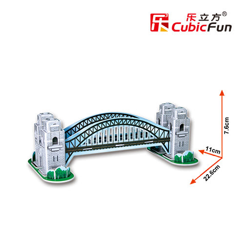 CubicFun 3D puzzle S3002h Sydney Harbour Bridge 33pcs