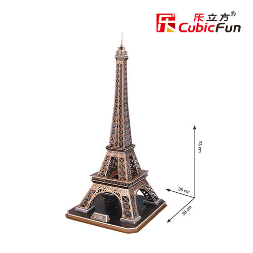 Eiffel Tower - CubicFun 3D puzzle MC091h 82 pcs